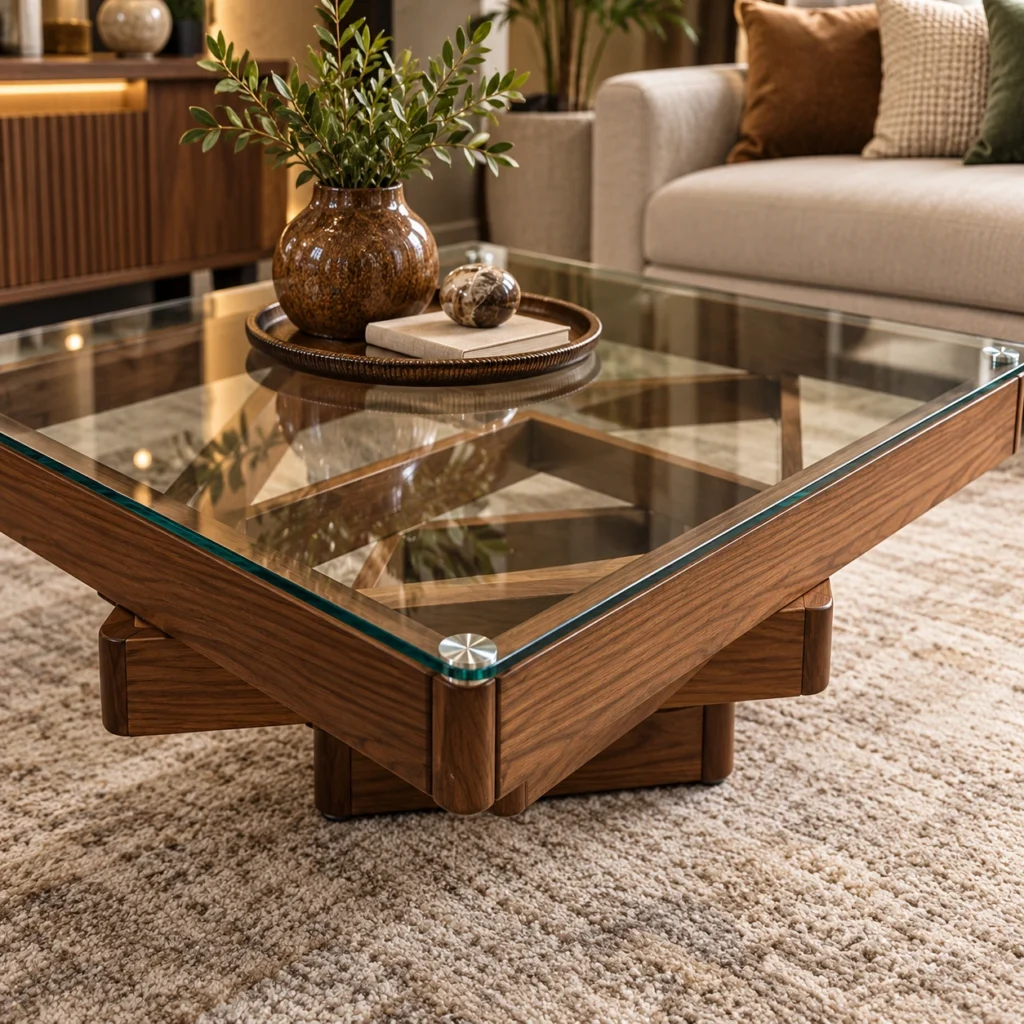 FURNIDAR — Table basse ETOILE — vue des détails / طاولة قهوة ETOILE