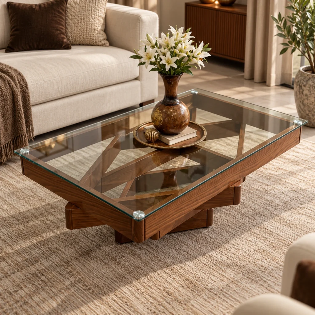 FURNIDAR — Table basse ETOILE — vue d’ensemble / طاولة قهوة ETOILE
