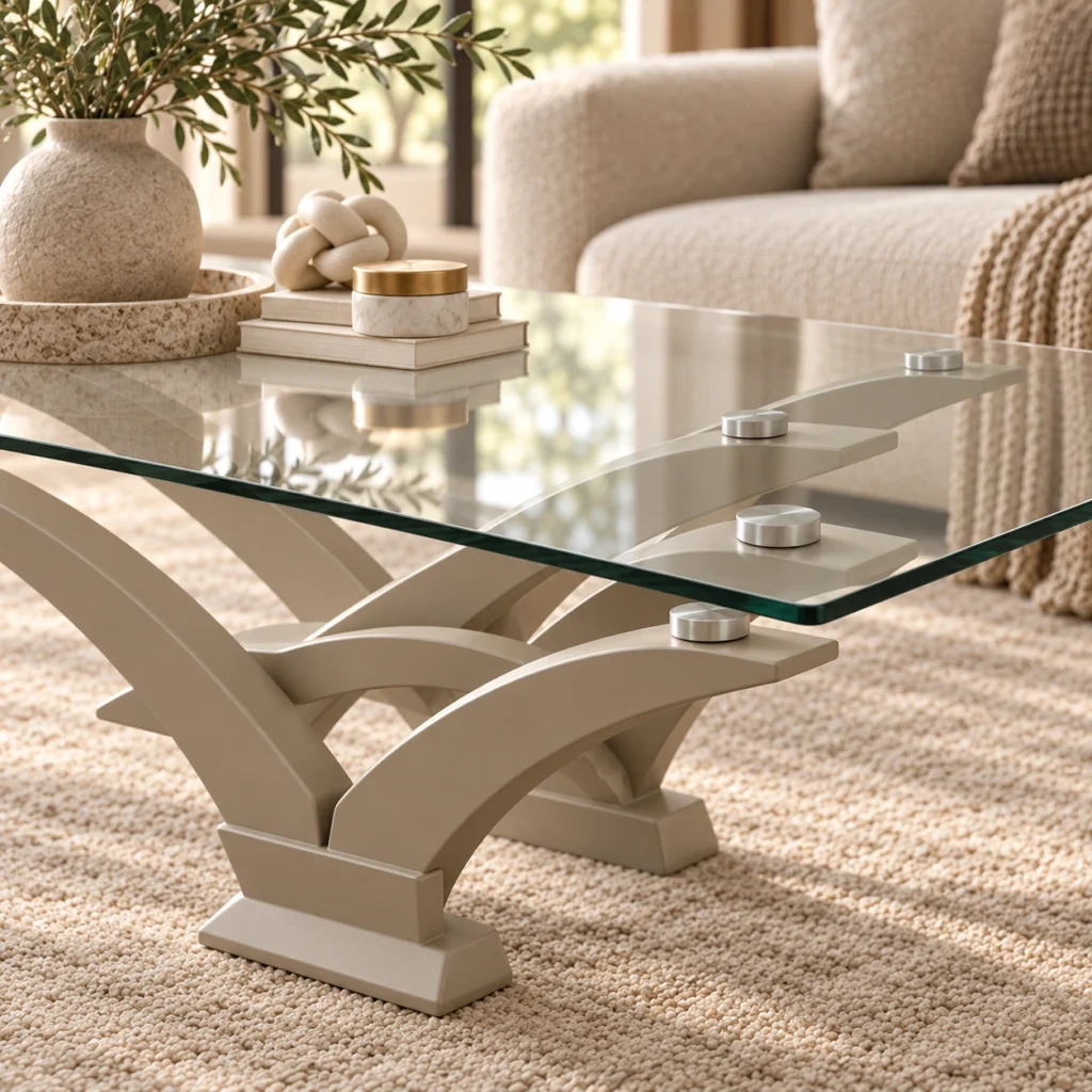 FURNIDAR — Table basse VICTORIA — vue des détails / طاولة قهوة VICTORIA