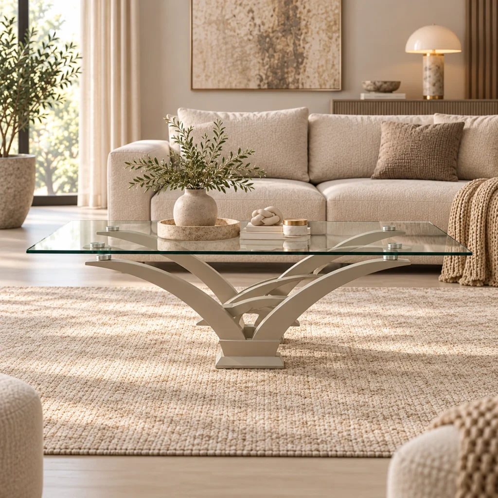 FURNIDAR — Table basse VICTORIA — vue d’ensemble / طاولة قهوة VICTORIA
